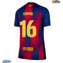 Barcelona Fermin Lopez #16 Hjemmedrakt Dame 2025-26 Kortermet